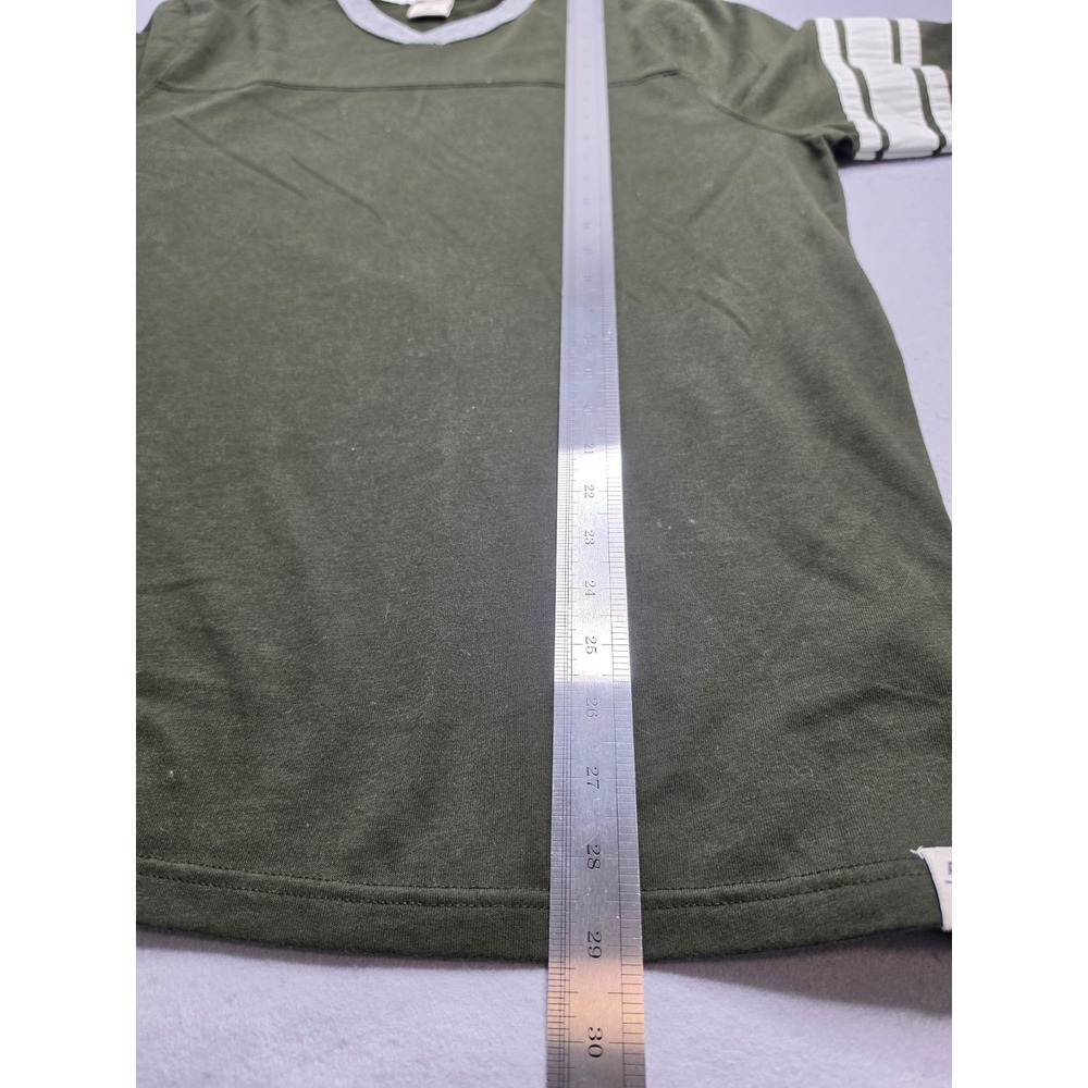 Abercrombie & Fitch Shirt Men's XL Green Cotton Muscle Fit Side Slit Long Sleeve - Picture 6 of 7